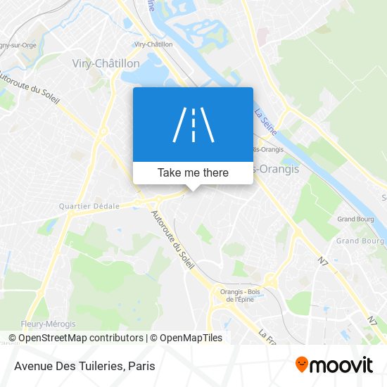 Avenue Des Tuileries map