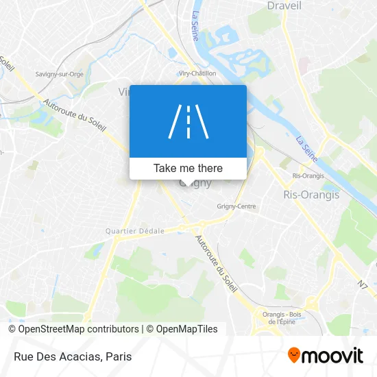 Rue Des Acacias map
