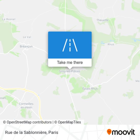 Rue de la Sablonnière map