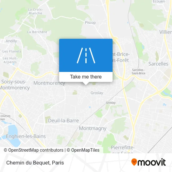 Chemin du Bequet map
