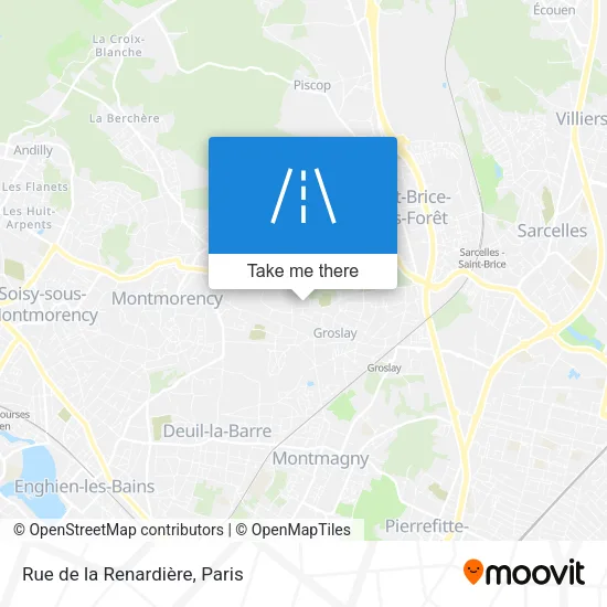 Rue de la Renardière map