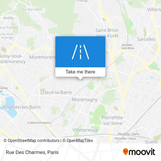 Rue Des Charmes map
