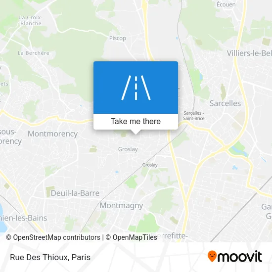 Rue Des Thioux map
