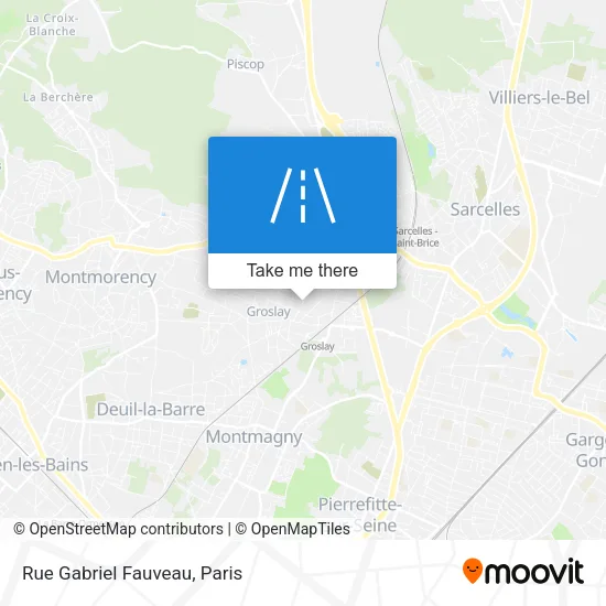 Rue Gabriel Fauveau map