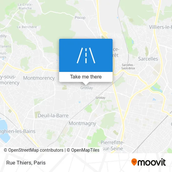 Rue Thiers map