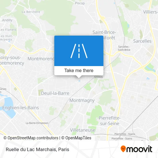 Ruelle du Lac Marchais map