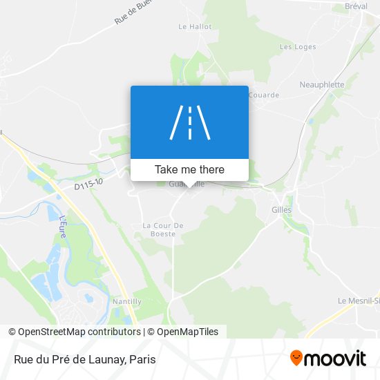 Rue Du Pré De Launay map