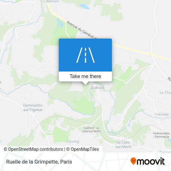 Ruelle de la Grimpette map