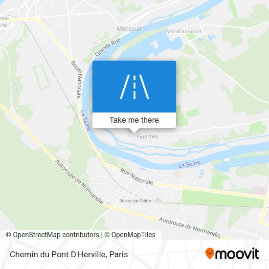 Chemin du Pont D'Herville map