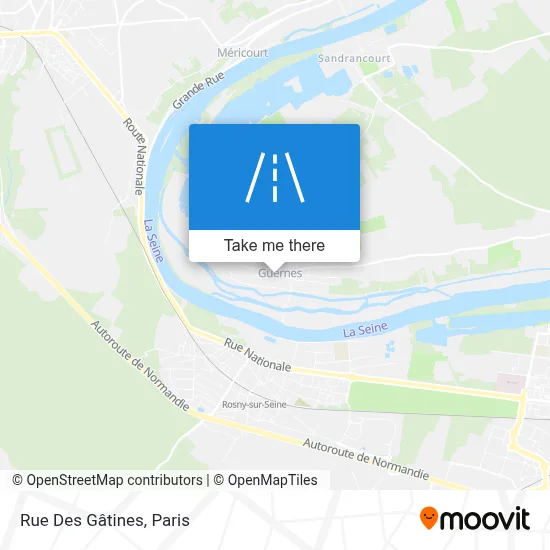 Rue Des Gâtines map