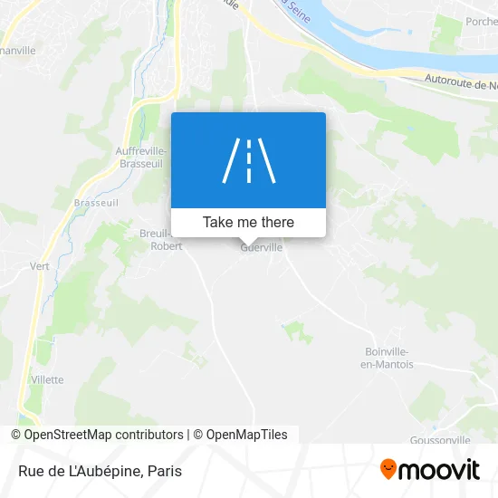 Rue de L'Aubépine map