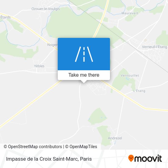 Impasse de la Croix Saint-Marc map