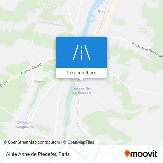 Allée Anne de Piedefer map