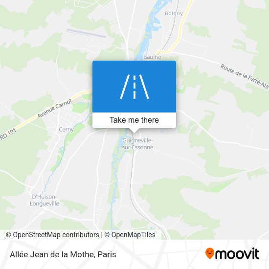 Allée Jean de la Mothe map