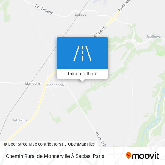Chemin Rural de Monnerville À Saclas map