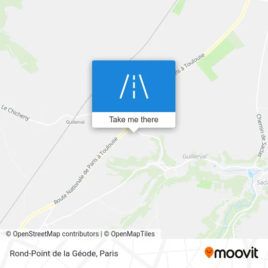 Rond-Point de la Géode map