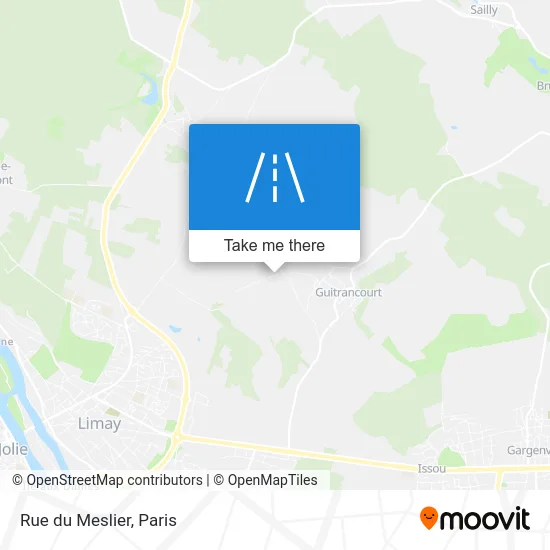 Rue du Meslier map