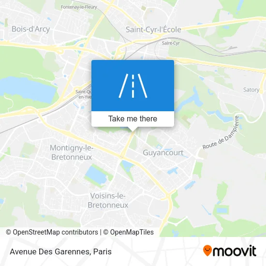 Avenue Des Garennes map