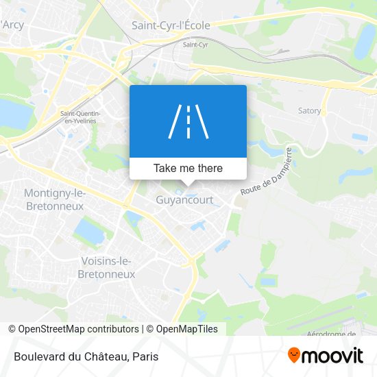 Boulevard du Château map