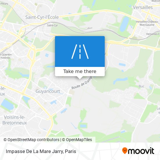 Impasse De La Mare Jarry map