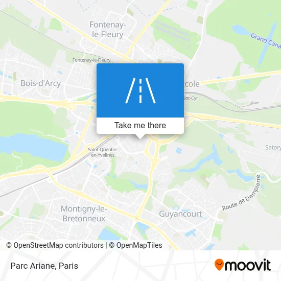 Parc Ariane map