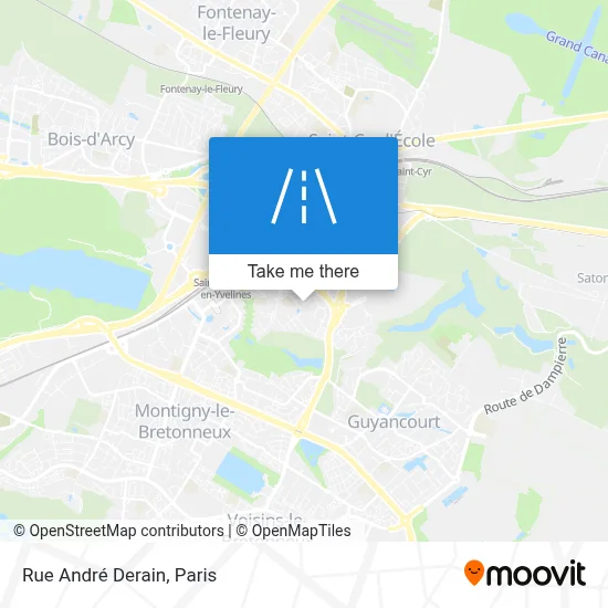 Rue André Derain map