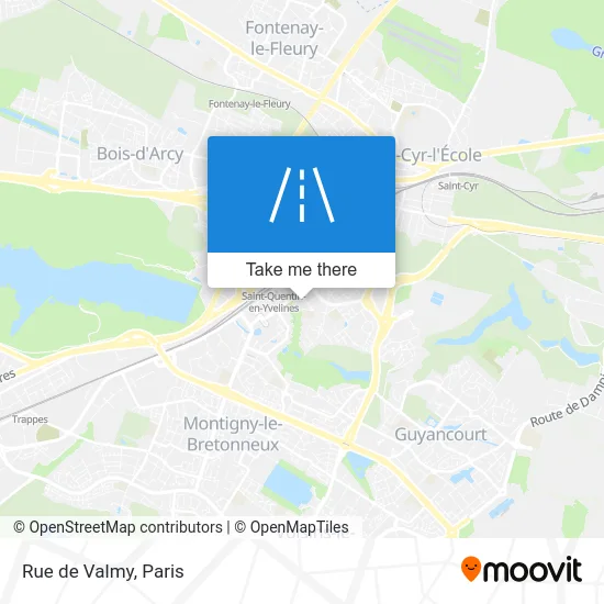 Mapa Rue de Valmy
