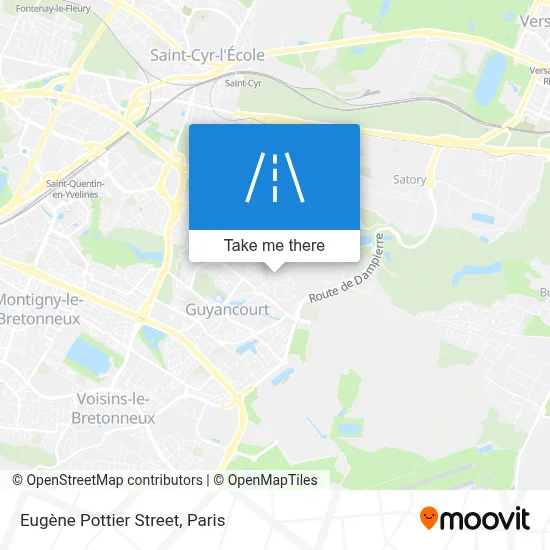 Rue Eugène Pottier map
