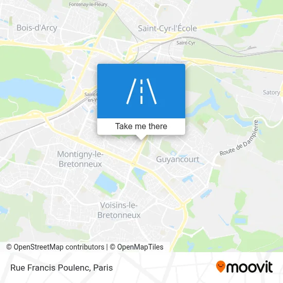 Rue Francis Poulenc map