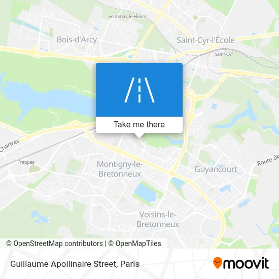 Rue Guillaume Apollinaire map