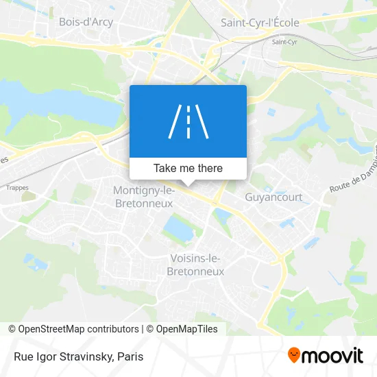 Mapa Rue Igor Stravinsky