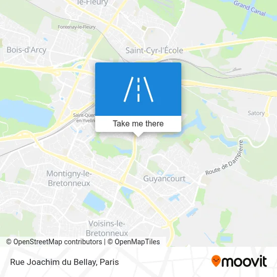 Rue Joachim du Bellay map