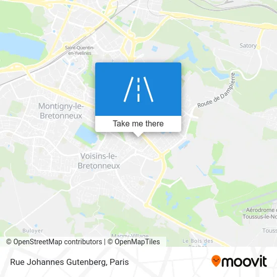 Rue Johannes Gutenberg map