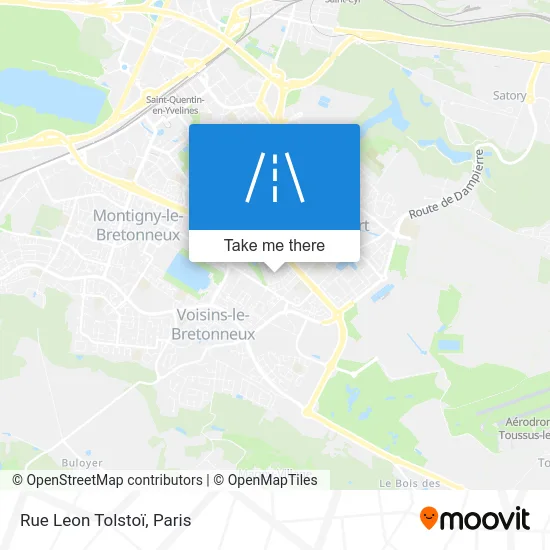 Rue Leon Tolstoï map