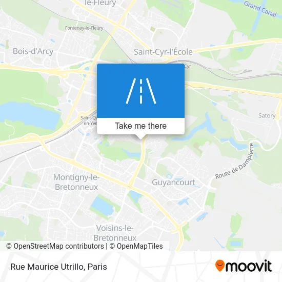 Rue Maurice Utrillo map
