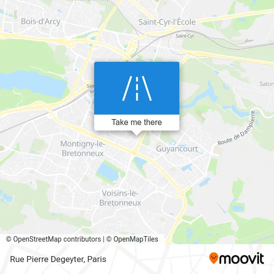 Rue Pierre Degeyter map