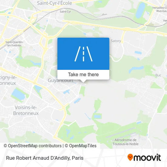 Rue Robert Arnaud D'Andilly map