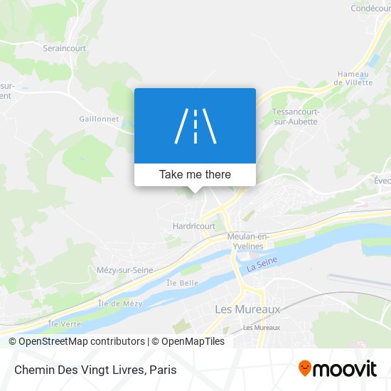 Chemin Des Vingt Livres map