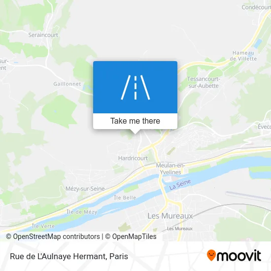 Rue de L'Aulnaye Hermant map