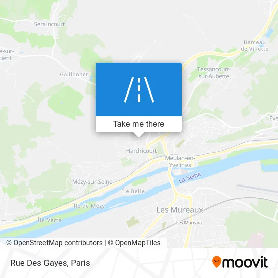 Rue Des Gayes map