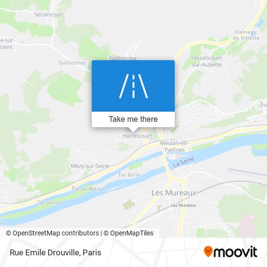 Mapa Rue Emile Drouville