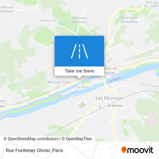 Rue Fontenay Olivier map