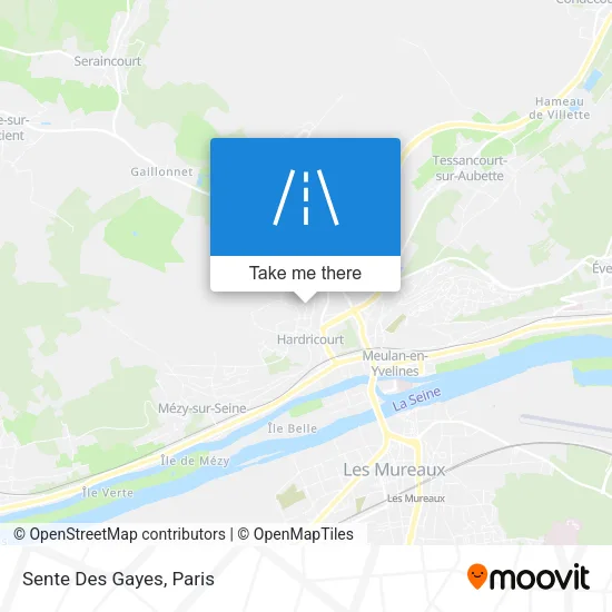 Sente Des Gayes map