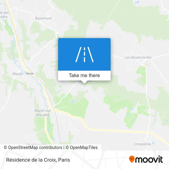 Résidence de la Croix map