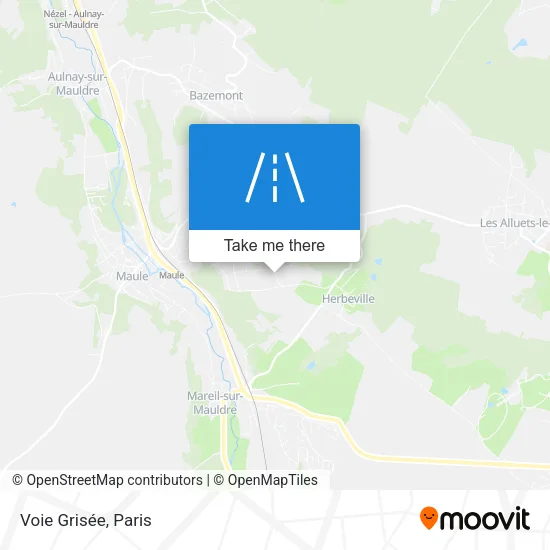 Voie Grisée map