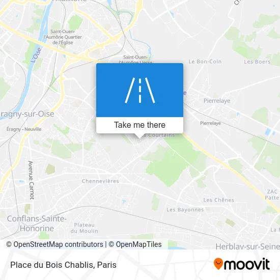 Place du Bois Chablis map