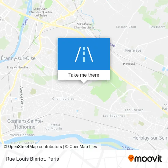 Rue Louis Blériot map