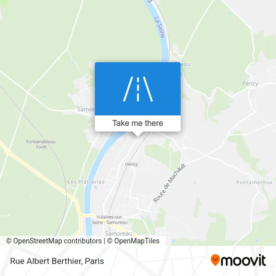Rue Albert Berthier map