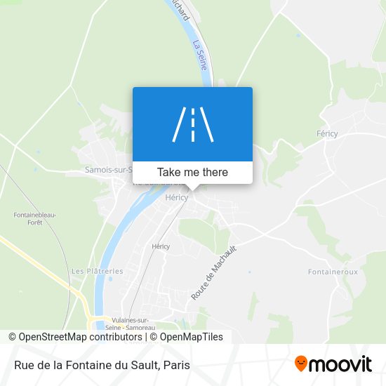 Rue de la Fontaine du Sault map