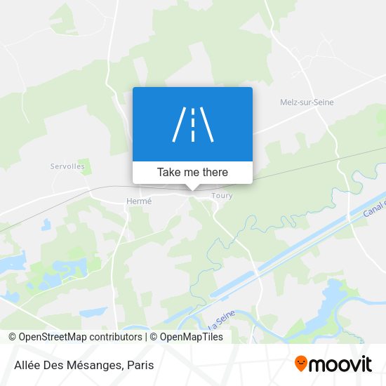 Allée Des Mésanges map